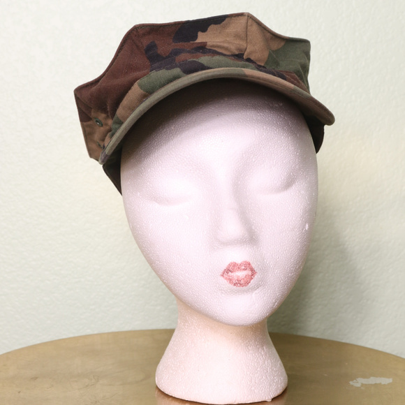 Marine Corps Cap Hat Green Camouflage Military - Picture 1 of 8